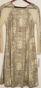 Julia Jordan gold dress NWT sz 6